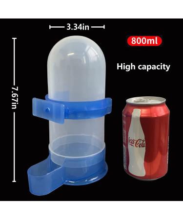 2Pcs Automatic Pigeon Feeder & Waterer Set - Bird Cage Accessories for Parakeet, Chicken, Cockatiel, Quail - Buy Online on SooperMarket.com