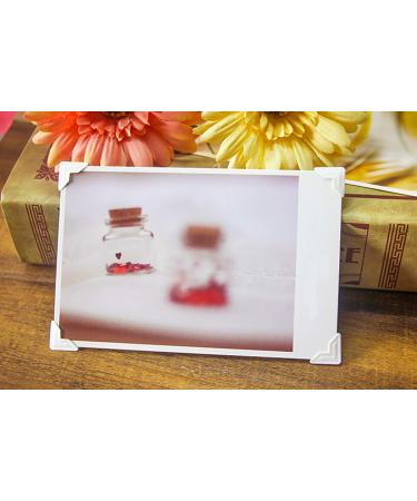 Nicunom 720 Self-Adhesive Photo Corners for Scrapbooks and Albums - Acid-Free, Easy Mounting - White (720 Pieces) - Buy Online on SooperMarket.com