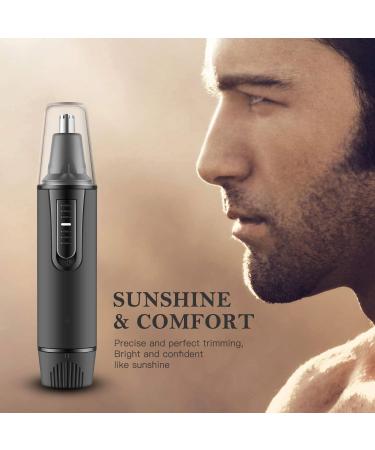 Waterproof Nose Hair Trimmer & Ear Clipper - Cordless Child Lock Easy Clean Wet/Dry Trimming Tool - Buy Online on SooperMarket.com