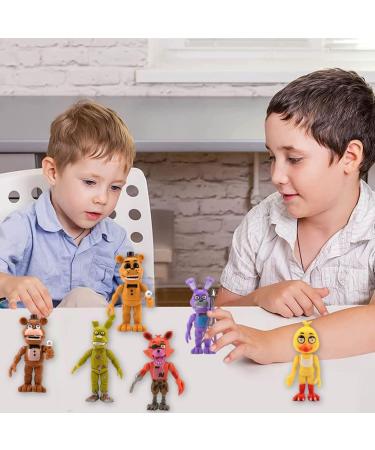 6PCS Night Bear Mini Figures Night Bear Cake Toppers Cake Decoration Mini Freddy's Figures Set for Boys Girls Birthday Party Babay Showers Celebration Supplies - Buy Online on SooperMarket.com