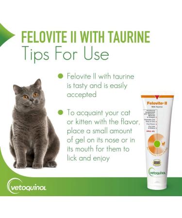 Felovite II with Taurine (2.5 oz) - Premium Cat Supplement by EVSCO - Buy Online on SooperMarket.com
