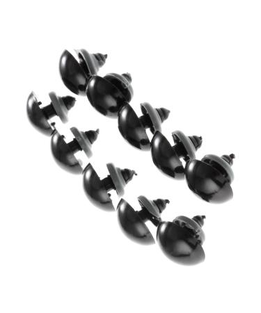 60Pcs Black Plastic Safety Eyes with Washers  Craft Eyes  for Crochet  Puppet  Plush  Stuffed Animals Making  20mm 20mm 60pcs