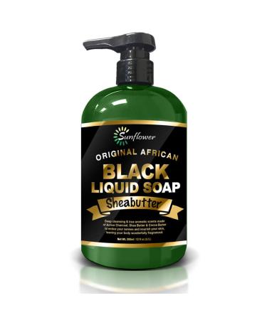 Difeel Liquid African Black Soap - Shea Butter 340 grams