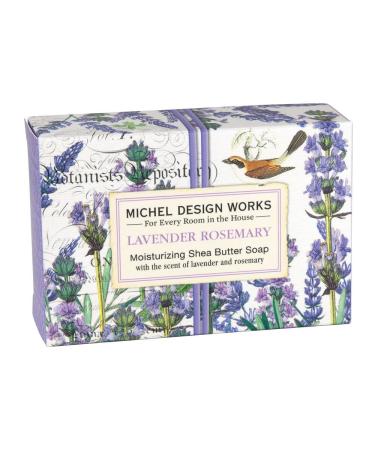 MICHEL DESIGN Lavender Rosemary Boxed Soap SOAX81 Lavender