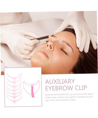 Angoily Eyebrow Tools 6 Sets Eyebrow Aid Specialty Tools Pro Tools Plastic Eyebrow Stencil Four Generations Shaper Modify 12X11X8CMx2pcs Pinkx2pcs - Buy Online on SooperMarket.com