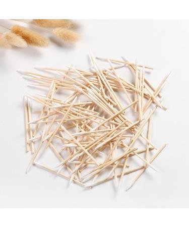 TOSSPER 100 Cotton Swabs - Eco-Friendly Wooden Stick Cleaning Swabs for Home & Travel - Buy Online on SooperMarket.com