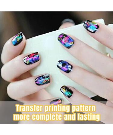 Nail Transfer Adhesive 14ml - Nail Art Glue for Gel Manicures - Transfer Foil Sticker Adhesive for Salons & Home Use - Buy Online on SooperMarket.com