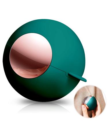 Sticky lint roller ball lint roller ball lint roller hair remover reusable gel foot roller hair remover ball washable animal hair removal tool for pet clothing sofa (green)