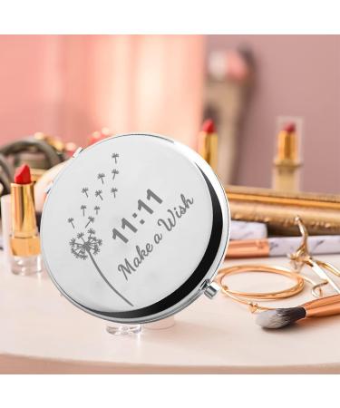 CHOORO Dandelion Wishing Pocket Mirror Gift 11 11 - Make a Wish Compact Mirror for Spiritual Wish Lovers - Buy Online on SooperMarket.com