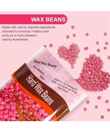 Bakemoro 300g Hard Wax Beans for Hair Removal - Easy & Durable Full Body Waxing Pearls for Wax Heater - Buy Online on SooperMarket.com
