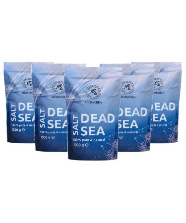 Dead Sea Salt 11 lb - 100% Pure & Natural - Dead Sea Salts 5000g - 5kg - Body Care - Best Benefits for Good Sleep - Beauty - Bathing - Body Care - Wellness - Relax - Spa