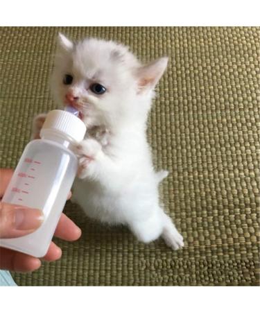 DoubleWood Nursing Bottle Kit with Replacement Nipple for Newborn Kittens, Puppies, Rabbits, Small Animals - Buy Online on SooperMarket.com