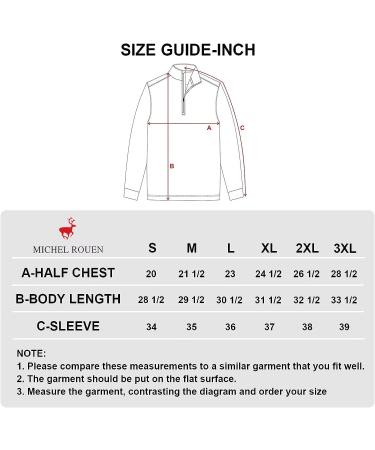 Men's Slim Fit Quarter Zip Golf Pullover - Performance Wicking Raglan Long Sleeve Sweatshirt | Dark Grey/Light Grey/Orange - Large - Buy Online on SooperMarket.com