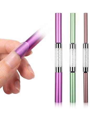 3PCS Nail Art C Curve Rod Stick Set Crystal Acrylic Rhinestone Design for Acrylic Gel Nail Shapping Tools HJ-NAT114