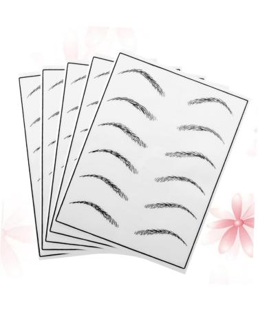 Beavorty 15 Sheets Eyebrow Microblading Makeup Practice Skin Silicone Eyebrow Practice Skin Eyebrows - Buy Online on SooperMarket.com