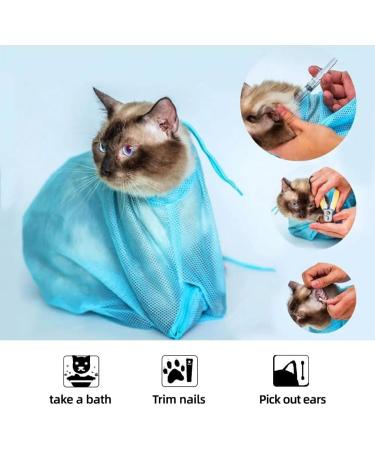 SSRD Cat Shower Bag - Adjustable Multi-Function Washing Bag for Cats | Prevent Scratches & Bites | Ideal for Swimming Ear Cleaning & Claw Care - 1PC - Buy Online on SooperMarket.com