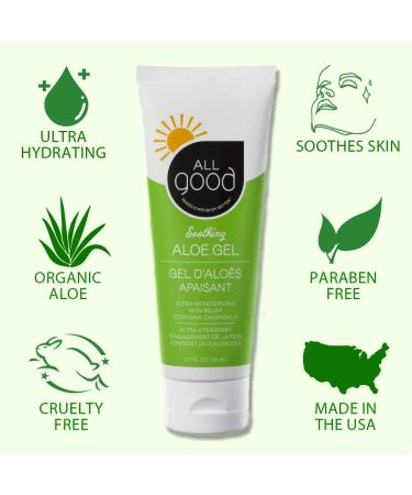All Good Baby & Kids Sunscreen & Aloe Gel Bundle - SPF 30 Broad Spectrum UVA/UVB Protection with Zinc Oxide - Water Resistant - Includes 2 Kids Sunscreen Lotions and 1 Aloe Gel - Buy Online on SooperMarket.com