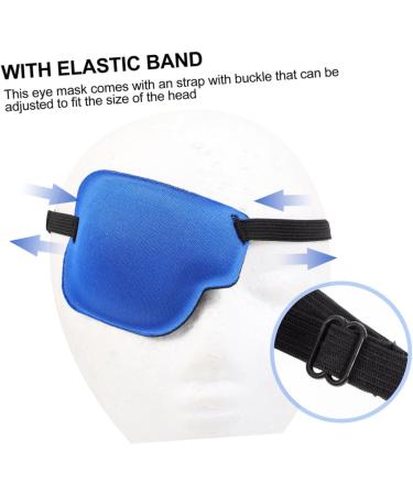 ORFOFE 6 Pcs Single Eye Mask Blindfolds for Adults Small Eye Patch Lazy Eye Masks Soft Eye Polyester - Buy Online on SooperMarket.com