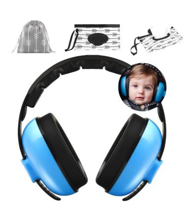 Kiki Babies Baby Noise Canceling Headphones  Infant Headphones with Baby Wipes Dispenser and Travel Bag  Premium Soft Baby Ear Muffs for Concerts, Outdoors, Airplane  Comfortable Design