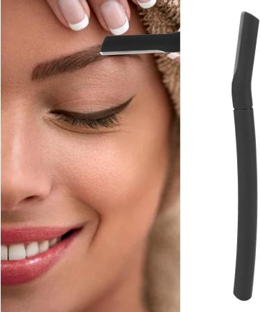 Metal Eye Brewing Trimmer - Stainless Steel Manual Eyebrow & Facial Hair Remover | Unisex Multi-Purpose Tool with 6 One-Way Blades - Buy Online on SooperMarket.com