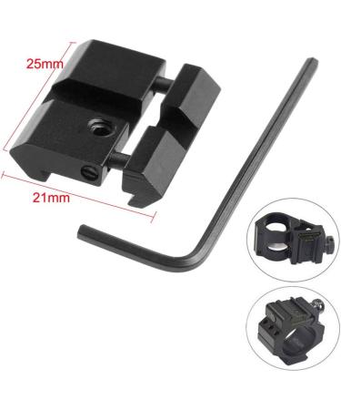 Higoo 2PCS 11mm Dovetail to 20mm Picatinny/Weaver Low Pro Snap-in Rail Adaptor - Easy Mounting Solution - Buy Online on SooperMarket.com
