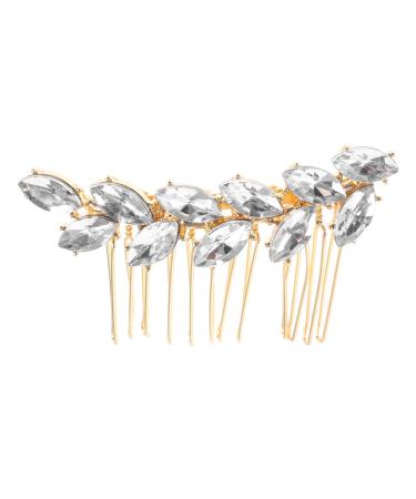PLAFOPE Fashionable Diamond Hair Accessories Hair Comb Clip Hair Combs Hair Accessories for Women Bridal Hair Accessories Bridal Hair Clip Hair Comb for Thin Hair Sparkly Hair Clip