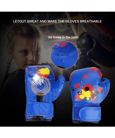 Kids Boxing Gloves | Sparring & Training | Age 2-11 Years | Blue | PU Material - Buy Online on SooperMarket.com