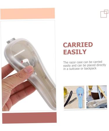Plafope 2-Pack Razor Storage Box | Organizer for Electric & Manual Shavers | Ideal for Travel & Home Use - Buy Online on SooperMarket.com