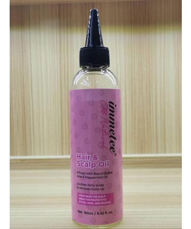 Immetee Scalp Hair Oil - Best Treatment for Dry Itchy Scalp | Anti-Itch Care for Natural & Curly Hair | 190ml (6.42fl oz - Buy Online on SooperMarket.com