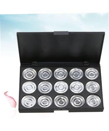 PLAFOPE 15 Empty Eyeshadow Palette Estuche De Maquillaje Empty Makeup Empty Eyeshadow Case Eye Shadow Silver - Buy Online on SooperMarket.com