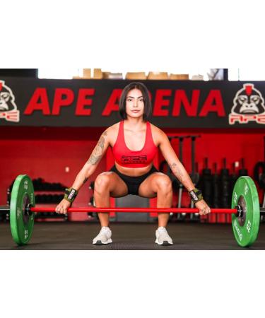 APE FITNESS 15 Heavy Duty Weightlifting Wrist Wraps with Thumb Loops - Green - Buy Online on SooperMarket.com