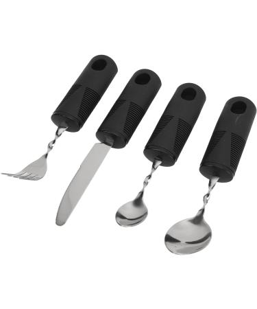 Weighted Silverware Dishware Knife Aggravated Utensil for Diet Utensil Home Adaptive Spoons - Buy Online on SooperMarket.com