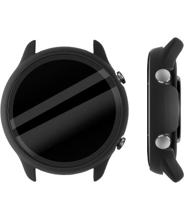 kwmobile Huami Amazfit GTR 2 / 2e Cover (Set of 2) - Tempered Glass & Plastic Frame, Black - Buy Online on SooperMarket.com
