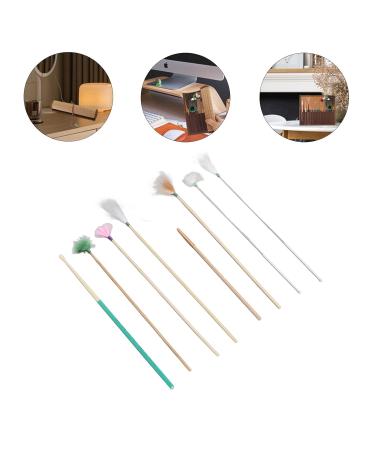 7pcs Ear Wax Removal Feather Kit with Bamboo Mat - Clean, Massage, Relax - Buy Online on SooperMarket.com