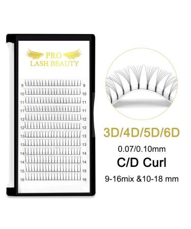 Buy 3D 4D 5D 6D Finished Eyelash Extensions - Volume Oxtensions 0.07 0.10 | International Shipping Available - Buy Online on SooperMarket.com