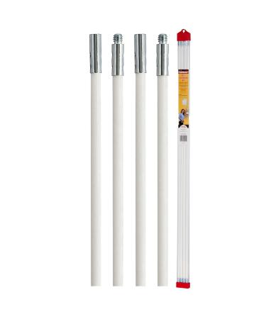 Dryer Cleaning Kit Extension Rods - Gardus R3203612 12' Extension Kit for Gardus RLE202 LintEater Rotary Dryer Vent Cleaner Kit Dryer Vent Cleaning System Extends Up to 12’ with 4 Flexible 3' Rods