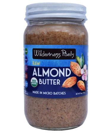 Wilderness Poets Raw Almond Butter 16 oz (454 g)