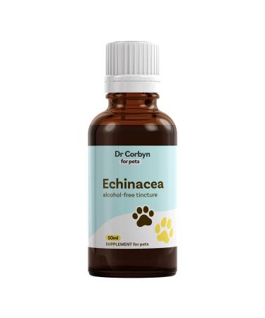 Dr Corbyn Pets Echinacea Drops 50ml | Natural Immunity Support Drops for Dogs & Cats | Echinacea Supplement for Pets Supports A Healthy Active Immune System