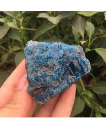 Crystal 120-130g Natural raw Apatite Quartz Crystal Rough Stone Rock Gemstone Natural Stones and Minerals Specimen Suitable for Home Office Decoration FZUGEDRLI - Buy Online on SooperMarket.com