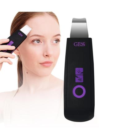 GESS Ultrasonic Facial Cleansing Device Facial Skin Scrubber Blackhead Remover Pore Cleansing Acne Exfoliator Skin Care Massager Rechargeable