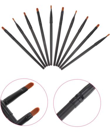 WOONEKY 10pcs Nose Shadow Brush Face Powder Brush Eye Beauty Brush Cosmetic Kit Cream Blush Wooden Handle - Buy Online on SooperMarket.com