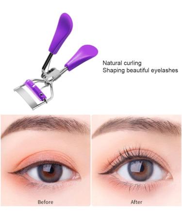 Eyelash Curler with Built in Comb Eye Lash Clip Cosmetic Makeup Curling Tool for Women Eyelashes Clip - Buy Online on SooperMarket.com