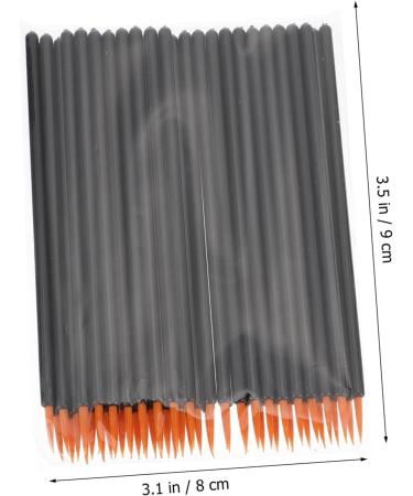 Gogogmee 100pcs Disposable Eyeliner Brush Cosmetic Brush Cosmetic Eye Wands Gel Liner Eyeliner Cosmetic Tools 9x6.5cm As Shown - Buy Online on SooperMarket.com