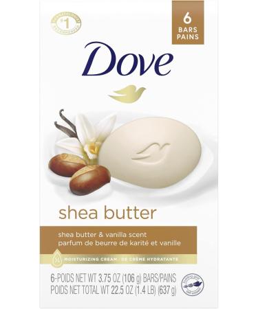 Dove Original Beauty Bar + Dove Shea Butter Beauty Bar Bundle (18 bars) 106 g (Pack of 12) Beauty Bar + Beauty Bar+ Beauty Bar - Buy Online on SooperMarket.com