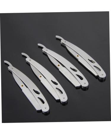Cabilock 6 Pcs Stainless Steel Safety Razor Holder - Vintage Razor Set for Men | International Shipping - Buy Online on SooperMarket.com