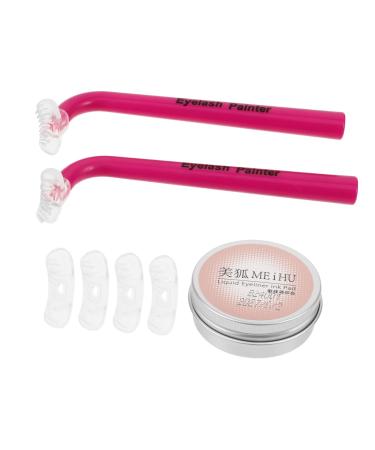 PLAFOPE 1 Set Eye Makeup Aid Stamp Eyelash Lower Eyelash Stamps Eyelash Guide Eyelash Stamp for Beginner Bottom Lashes Stamps False Eyelashes Stamp Lower Eyeliner Stamp Tool Diphenylene