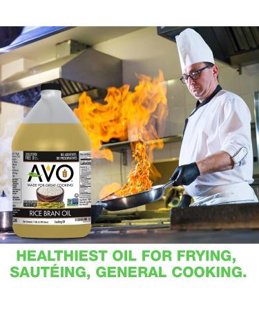 AVO 100% Rice Bran Oil 1 Gallon - Non GMO, No Preservatives - Shop Now! - Buy Online on SooperMarket.com