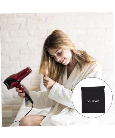 HAPINARY 12 Pcs Hair Dryer Storage Bag Travel Organizer Pouch Drawstring Storage Bag Hair Bag Fabric Black - Buy Online on SooperMarket.com