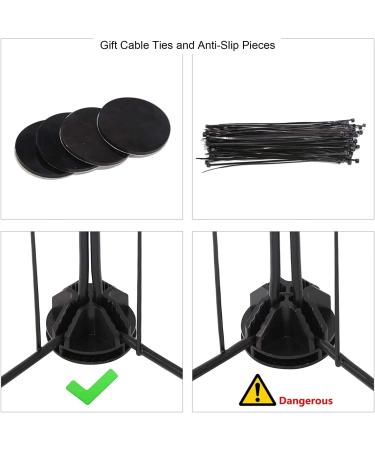 C&AHOME 12 PCS Pet Playpen for Guinea Pigs, Puppy - Portable Indoor Exercise Cage Fence for Small Animals - DIY Metal Yard Fence - Black - Buy Online on SooperMarket.com