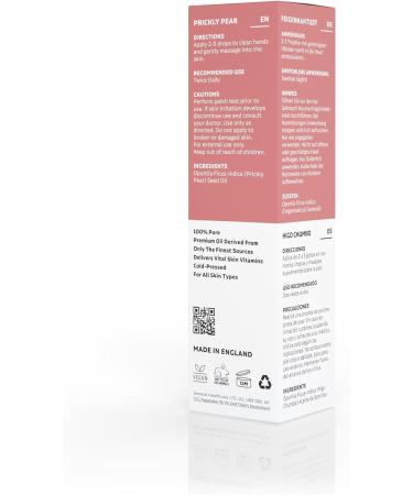 Dermavitamins 100% Pure Prickly Pear Oil - 10ml | Organic Facial Serum - Buy Online on SooperMarket.com
